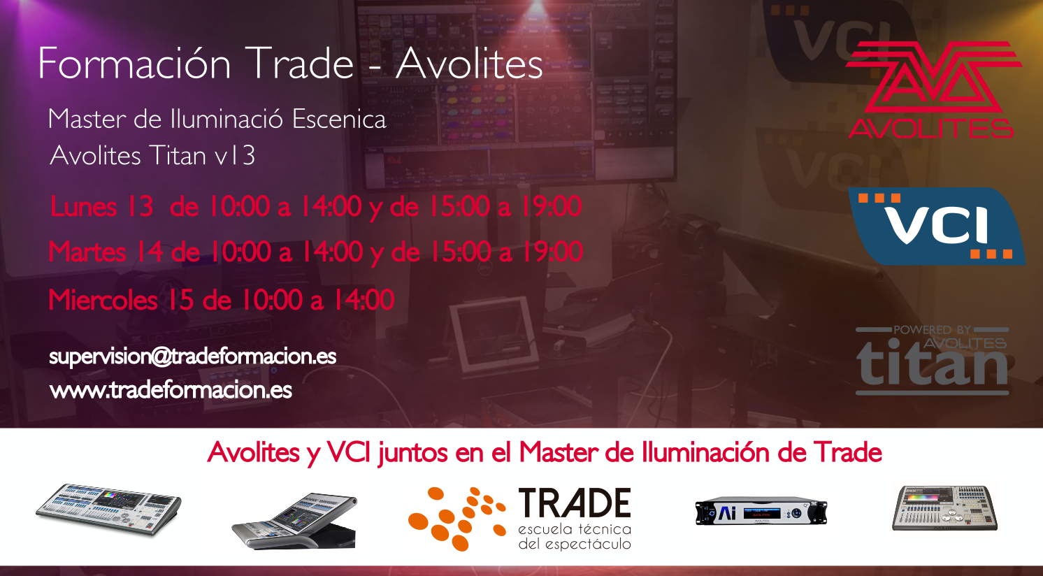 Formación Trade - Avolites