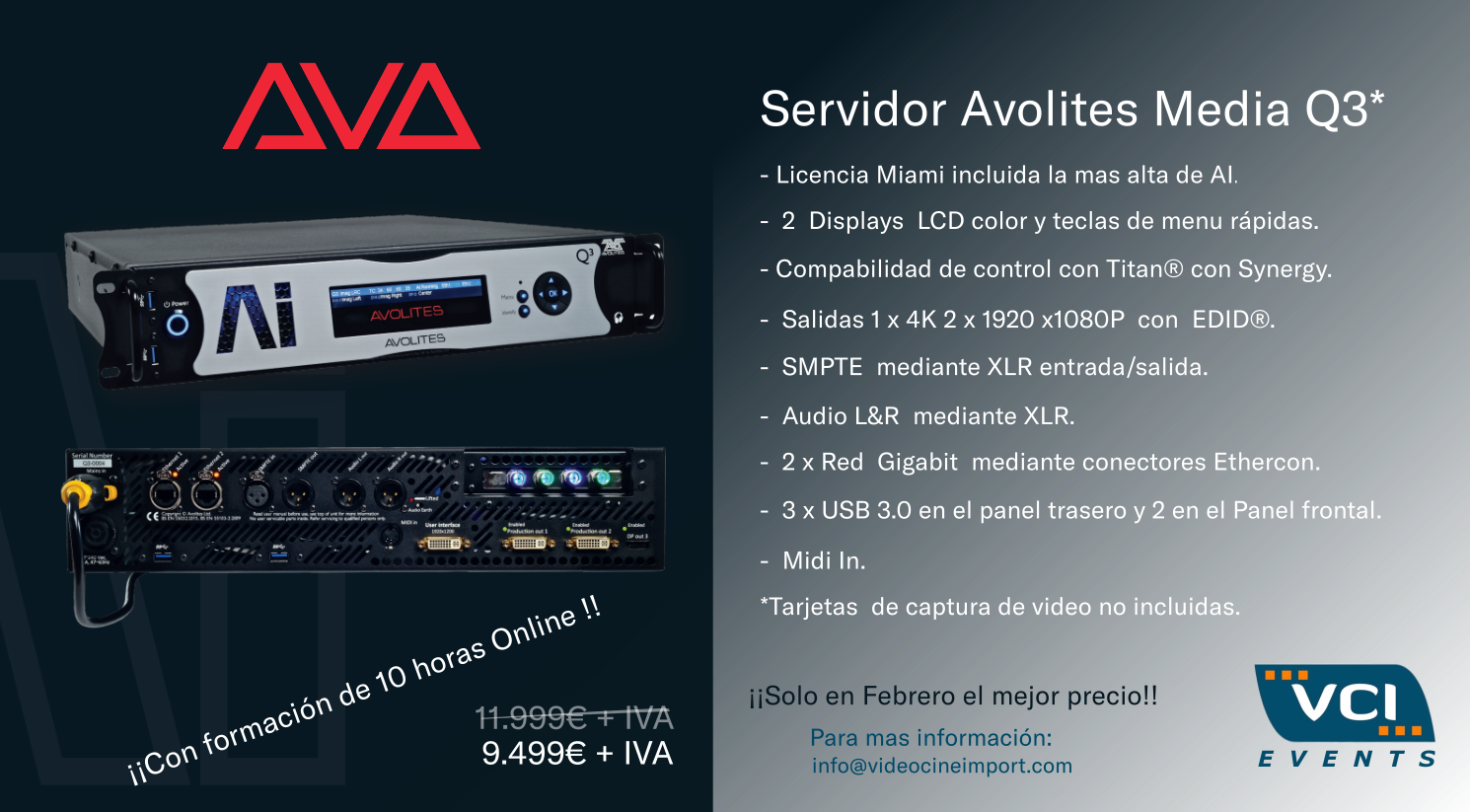 Avolites Promoción Q3